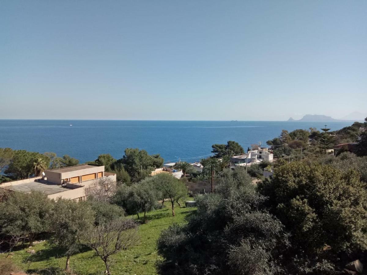 Ferienwohnung Casa Vela Bianca Mondello Addaura Palermo Exterior foto